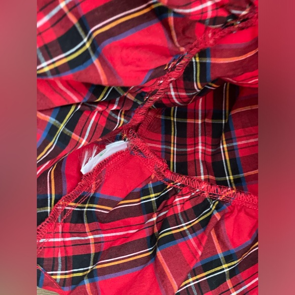 J Crew Toddler Girl Crewcuts Size 2T Tartan Plaid Ruffle Christmas Dress - Picture 10 of 14